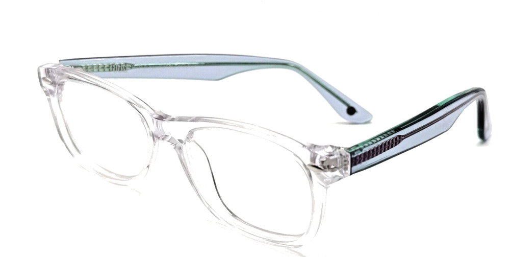 MUSE 52-000012 CRYSTAL BLUE EYEGLASSES FRAMES 47-16-130 AUTHENTIC